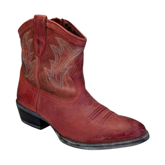 Ariat Billie Western Ankle Boots GUC $180 Size 7B    S3839 - Picture 3 of 13